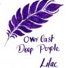 Krishna Ink Overcast deep purple lilac fountain pen ink - 20 ml - Image 3