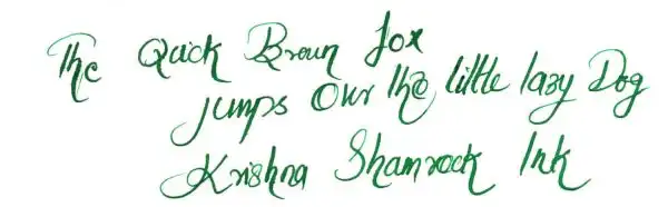 Krishna Ink shamrock fountain pen ink - 20 ml - Image 3