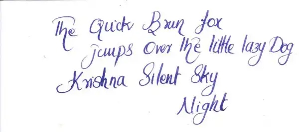 Krishna Ink silent night sky fountain pen ink - 20 ml - Image 4