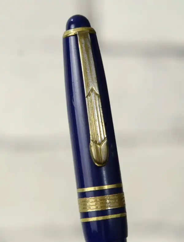 German piston filler fountain pen dauer feder -  gold plated F nib - Image 10