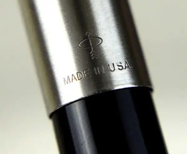 Vintage parker 21 fountain pen with steel medium nib - USA - Image 4