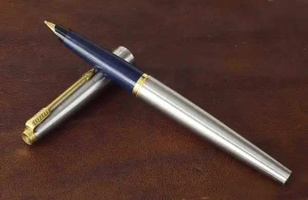 Vintage parker 45 flighter fountain pen 14Karat solid gold M nib - Clean used - Image 2