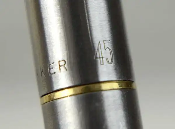 Vintage parker 45 flighter fountain pen 14Karat solid gold M nib - Clean used - Image 7