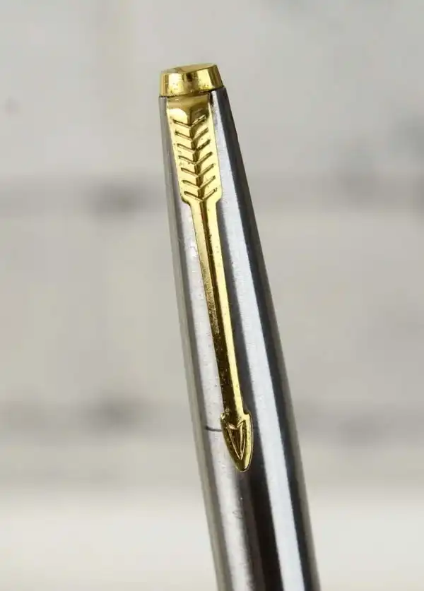 Vintage parker 45 flighter fountain pen 14Karat solid gold M nib - Clean used - Image 8