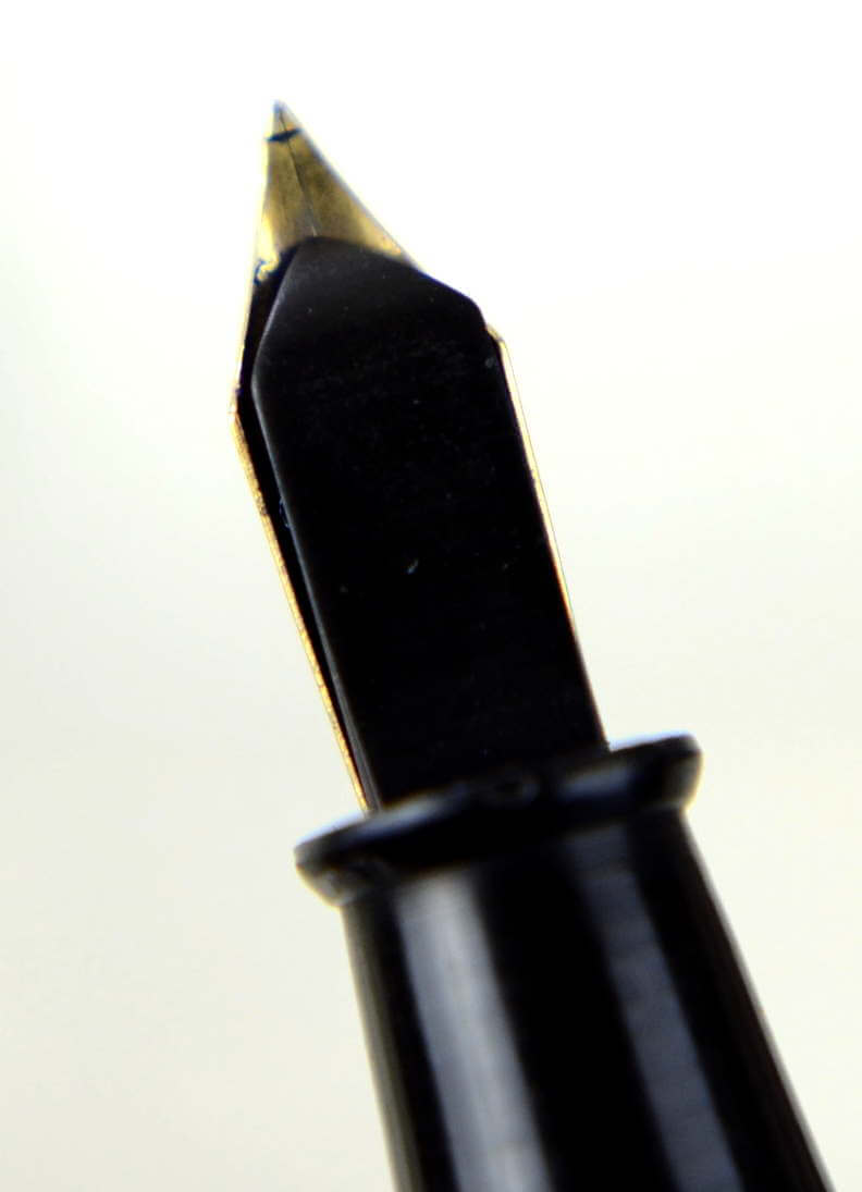 Pilot Vintage Eyedropper pilot 2 pocket teal fountain pen - gold plated F nib - Image 7