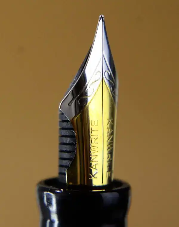 Kanwrite Heritage Jet black piston filler fountain pen  - Full Flex Medium nib - Image 5