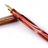 Kanwrite Desire red white marbled fountain pen - Full flex medium nib - Image 4