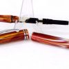 Kanwrite Desire red white marbled fountain pen - Full flex medium nib - Image 3