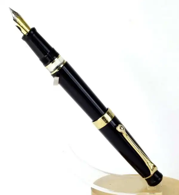 Kanwrite Heritage Jet black piston filler fountain pen  - Full Flex Medium nib - Image 2