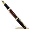 Kanwrite Heritage amber black piston filler fountain pen  - Full Flex fine nib - Image 2