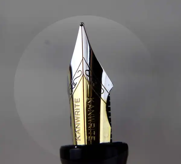 Kanwrite Heritage Orange barrel piston filler fountain pen  - Full Flex Fine nib - Image 10
