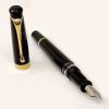 Kanwrite Heritage Jet black piston filler customized fountain pen  - Medium stub nib - Image 3