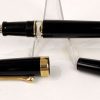 Kanwrite Heritage Jet black piston filler customized fountain pen  - Medium stub nib - Image 4
