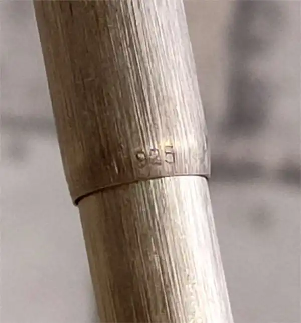 Dunhill sterling silver 925 rollerball pen - 1970 vintage rare collector's item - Image 7