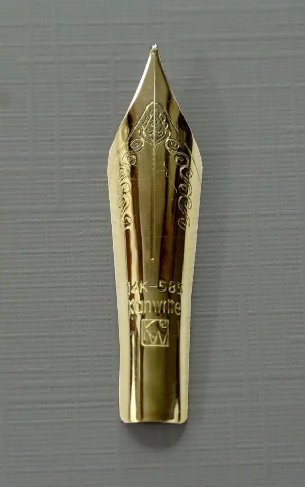 Kanwrite Heritage full fire blast piston filler fountain pen  - 14K Flex F nib - Image 5