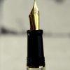 Kanwrite Heritage amber black piston filler fountain pen  - 14K Flex F nib - Image 5