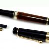 Kanwrite Heritage amber black piston filler fountain pen  - 14K Flex F nib - Image 3