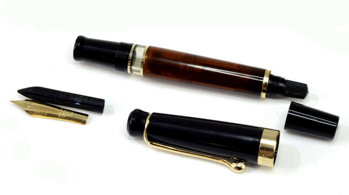 Buy Kanwrite heritage gold nib piston filler fountain pen with 14K