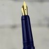 Vintage Camlin 7 blue Eyedropper fountain pen with Gold plated F nib - NOS - Image 5