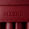 genuine leather pen pouch for fountain pens burgundy - 4 pen pockets - Image 7