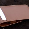 genuine leather pen pouch with slide-in pen pad  - 4 pen pockets - Image 5
