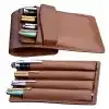 Leather pen pouch