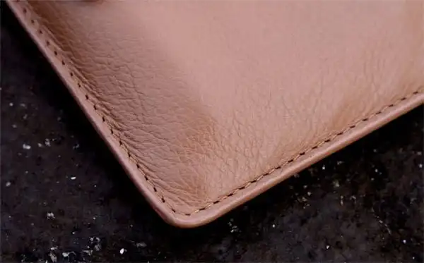 genuine leather pen pouch with slide-in pen pad  - 4 pen pockets - Image 6