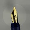 Vintage Camlin 7 blue Eyedropper fountain pen with Gold plated F nib - NOS - Image 7