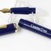 Vintage Camlin 7 blue Eyedropper fountain pen with Gold plated F nib - NOS - Image 4