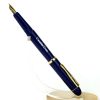 Vintage Camlin 7 blue Eyedropper fountain pen with Gold plated F nib - NOS - Image 2