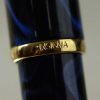 parker insignia blue lacquer fountain pen with 23K gold plated M nib - Image 4