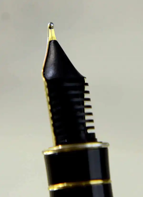Parker sonnet fougere sterling silver fountain pen and ballpoint set 18K solid gold M nib - Image 11
