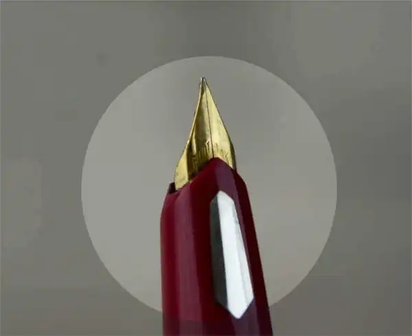 Pilot Vintage classic red barrel fountain pen - 14K solid gold Fine nib - Image 5