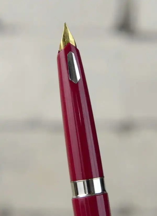 Pilot Vintage classic red barrel fountain pen - 14K solid gold Fine nib - Image 7