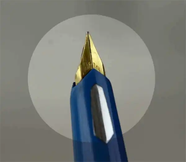 Pilot Vintage classic teal fountain pen - 14K solid gold Fine nib - Image 6