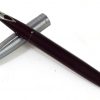 Vintage Sheaffer imperial 440 burgundy fountain pen - inlaid F nib - Image 4