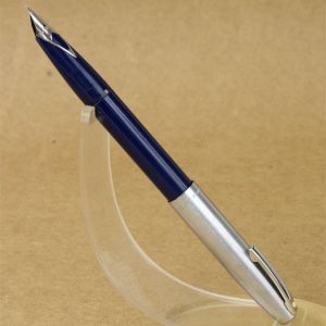 vintage-sheaffer-imperial-440-half-steel-fountain-pen-steel-Medium-nib-USA