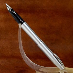 vintage-sheaffer-imperial-444-chrome-barrel-fountain-pen-F-nib-USA