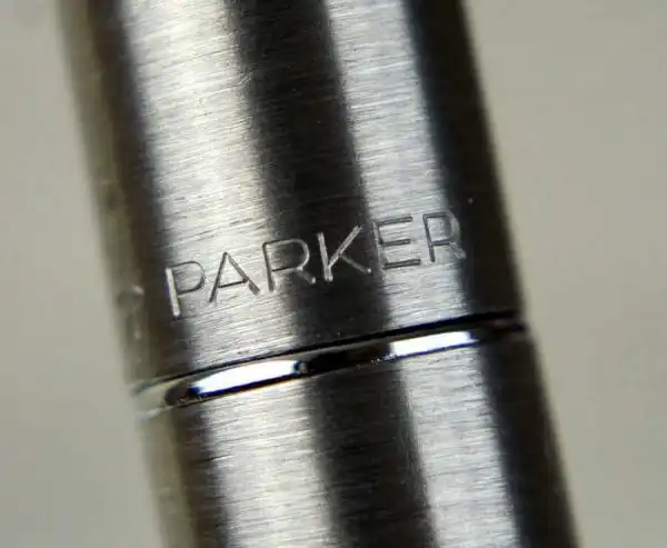 Vintage  parker 45 flighter fountain pen steel fine nib - england made - Image 9