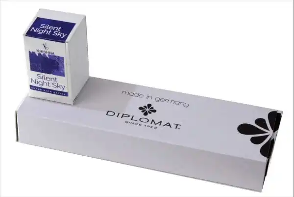 Diplomat Magnum john doe fountain pen with Jowo F nib + Krishna Ink Combo - Brand new - Image 2