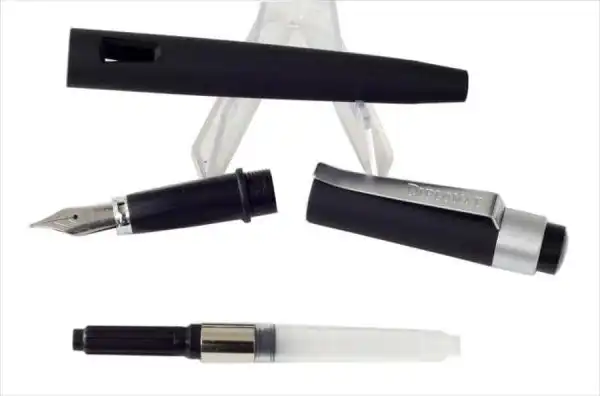 Diplomat Magnum soft touch black fountain pen with Jowo F nib + Krishna Ink Combo - Brand new - Image 4