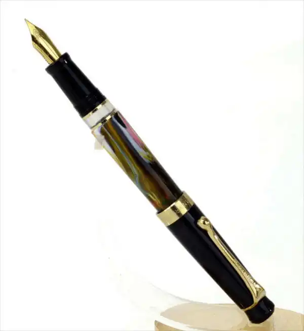 Kanwrite Heritage full fire blast piston filler fountain pen  - 14K Flex F nib - Image 2