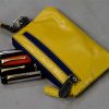 genuine leather utility pouch for pens and pencil - Chrome - Image 2