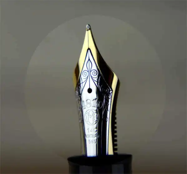 Montblanc Meisterstück 149 Piston Filler fountain pen 14K gold 585 F nib - Mint - Image 10