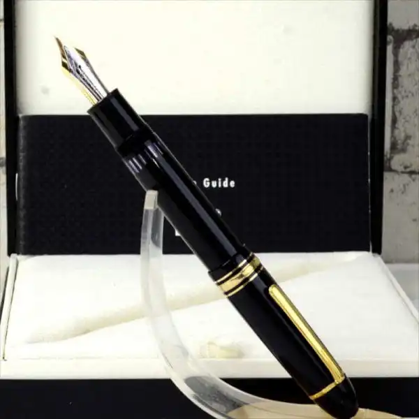 Montblanc Meisterstück 149 Piston Filler fountain pen 14K gold 585 F nib - Mint - Image 5