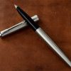 Vintage  parker 45 flighter fountain pen steel fine nib - england made - Image 4
