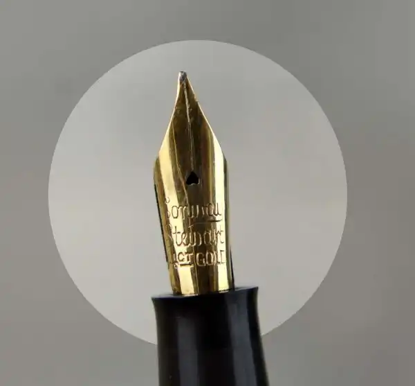 Vintage conway stewart 286 lever filler fountain pen - 14K gold flex nib - Image 7