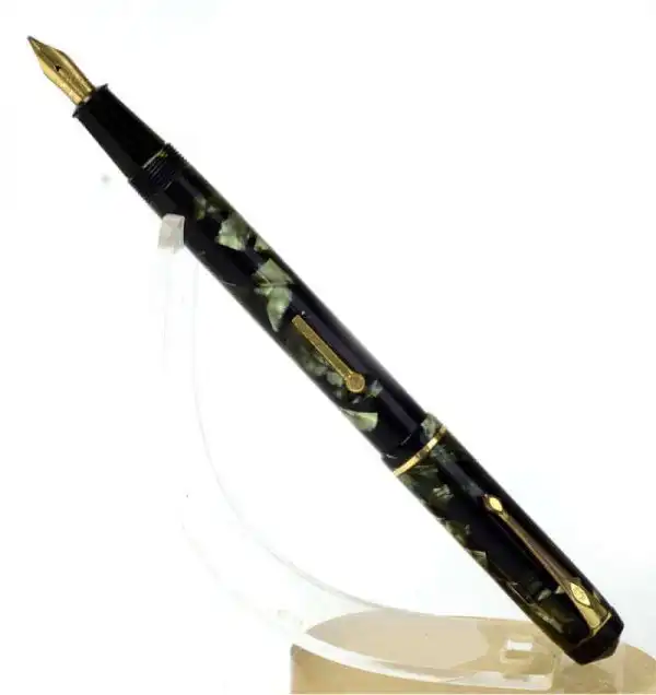 Vintage conway stewart 286 lever filler fountain pen - 14K gold flex M nib - Image 2