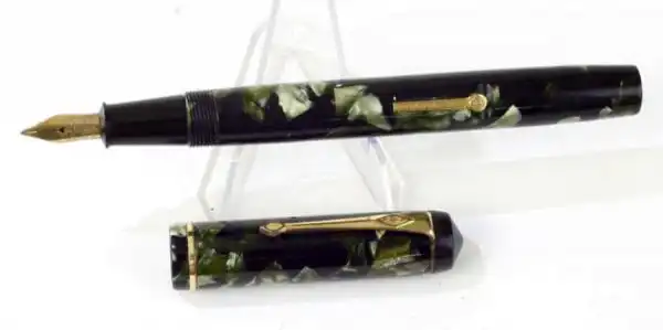 Vintage conway stewart 286 lever filler fountain pen - 14K gold flex M nib - Image 4