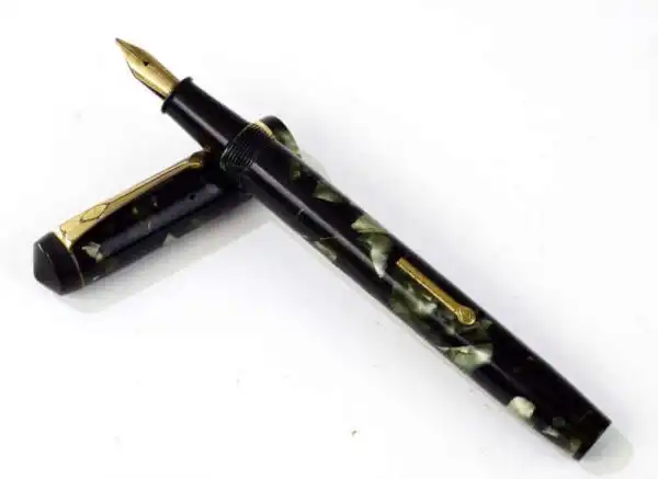 Vintage conway stewart 286 lever filler fountain pen - 14K gold flex M nib - Image 3